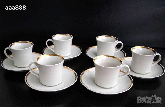 Сервиз за кафе Thun ТК Карловарски порцелан Бохемия, снимка 2 - Сервизи - 23642604