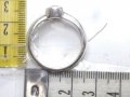 Масивен сребърен пръстен 925 с Циркон, снимка 3