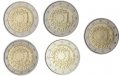2 Евро монети ''30 Години Флага на Европа" 2015 - пълен сет 23 бр., снимка 8