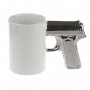Керамична чаша за чай с дръжка пистолет чаша за подарък за мъж, снимка 1