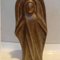 Меден макет на Света Богородица-1860, снимка 1 - Антикварни и старинни предмети - 19017662