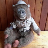 Стара играчка маймунка, снимка 1 - Плюшени играчки - 12335438