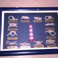 Картина моряшки възли в рамка-17/12см-внос швеицария, снимка 8 - Антикварни и старинни предмети - 14517812