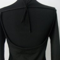 Черна рокля с интересни елементи размер С, снимка 7 - Рокли - 8805211