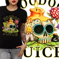 ХИТ! Дамски топ VOODOO JUICE с принт! Поръчай модел С Твоя Снимка!, снимка 1 - Тениски - 16570687