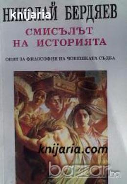 Смисълът на историята: Опит за философия на човешката съдба , снимка 1