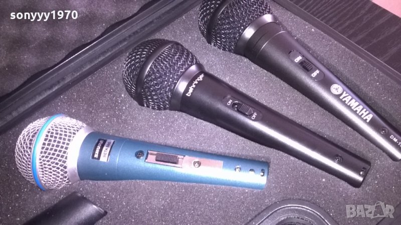 shure & behringer & yamaha-profi microphone-внос швеицария, снимка 1