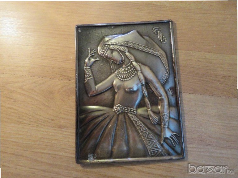 медно пано, медна картина  Прелест и женска сила красота за вашия, дом, офис, магази, снимка 1