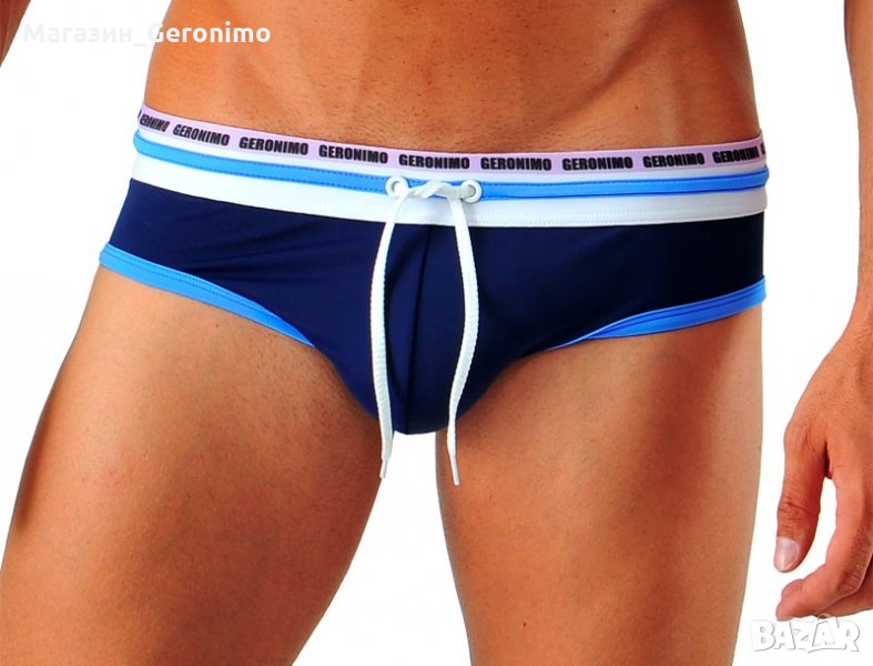 Бански слип модел 1626s2-син, снимка 1