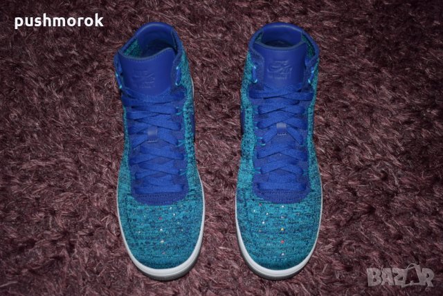 Nike Air Force 1 Flyknit Blue Lagoon, снимка 6 - Маратонки - 24717009