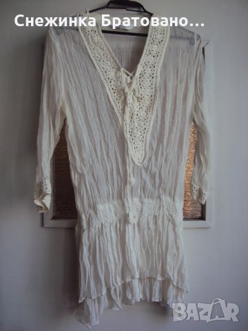 Дизайнерска туника Mango, снимка 6 - Туники - 21507314