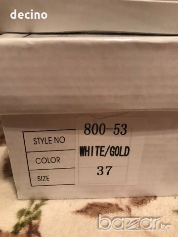 Нови Бели обувки/кецове , снимка 3 - Кецове - 21417699