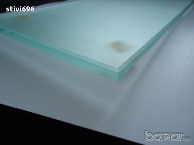 Стъклени рафтове за баня мат 8 мм , 50 см. / 15 см., снимка 2 - Мивки - 10269970