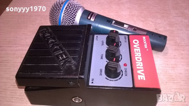 shure & overdrive-внос швеицария, снимка 3 - Микрофони - 25169918