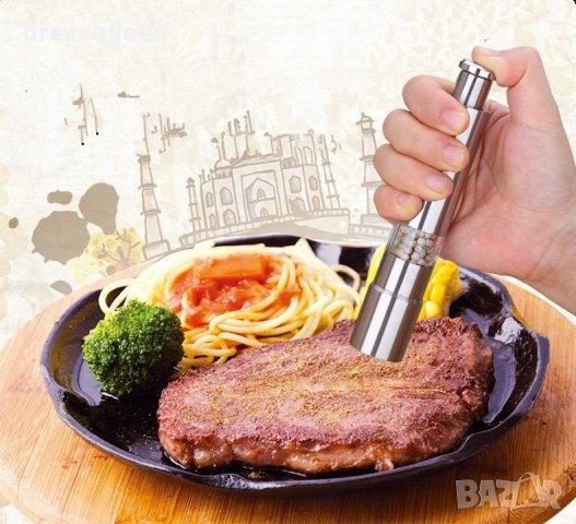 1947 Мелничка за сол и пипер тип Помпа, снимка 11 - Прибори за хранене, готвене и сервиране - 23495704