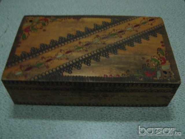 Кутия пирографирана - 3, снимка 6 - Други ценни предмети - 7952153