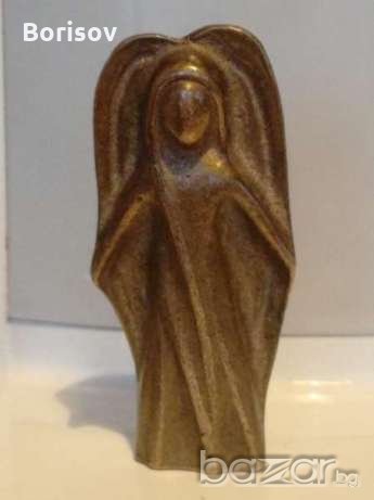 Меден макет на Света Богородица-1860, снимка 1 - Антикварни и старинни предмети - 19017662