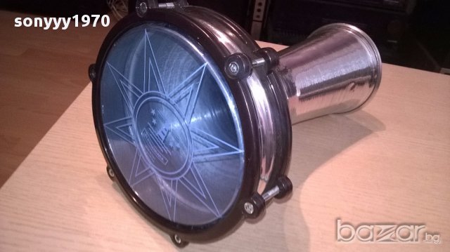 PARTY TIME-Тарамбука нова иноксова/метална 32х22 см-с врътки, снимка 3 - Ударни инструменти - 15733470