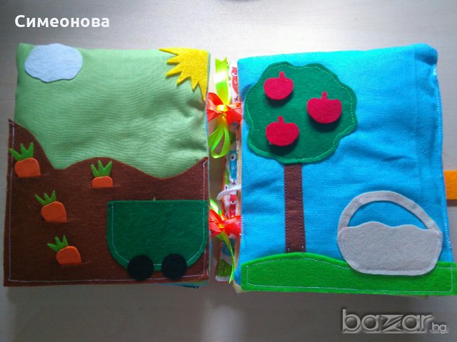 "Тиха" книжка - занимателна и образователна , снимка 3 - Образователни игри - 18596747