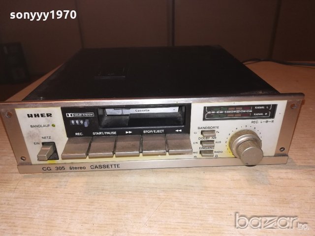 uher cg305 deck-made in japan-23.5х25х7см-внос швеицария, снимка 5 - Декове - 20651803