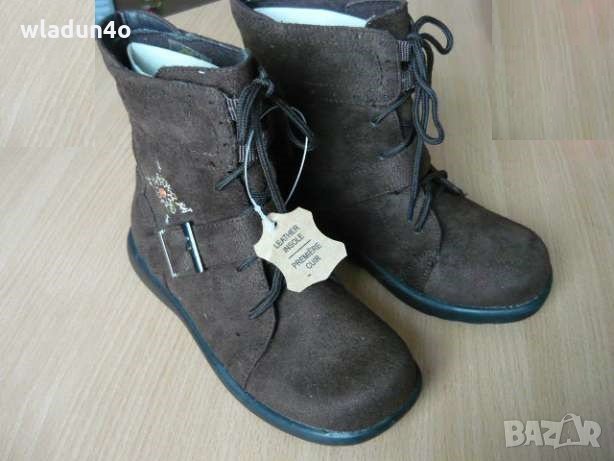 Боти с бродерия,н29,стелка18см-13e, снимка 4 - Детски боти и ботуши - 24119125