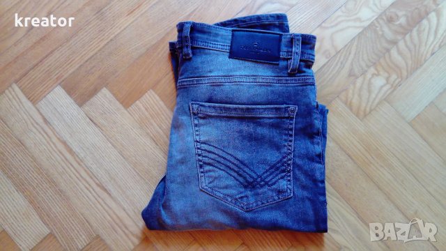  tom tailor jeans оригинал размер 32 цвят сив мъжки дънки модел josh regular slim, снимка 11 - Дънки - 22446380