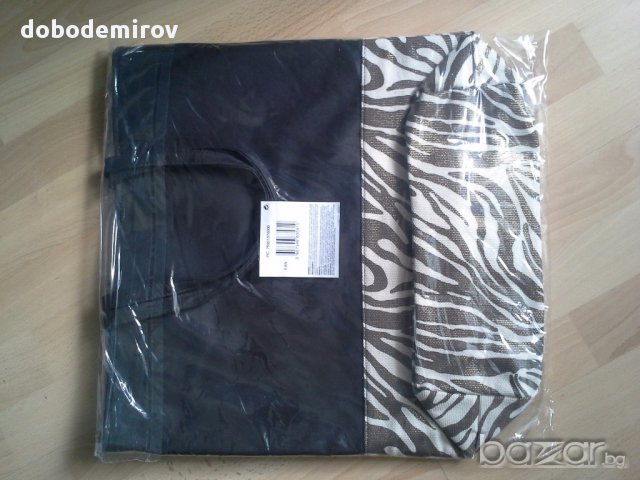 Нова дамска чанта ROBERTO CAVALLI Dark brown Tiger Print оригинал, снимка 4 - Чанти - 14734686