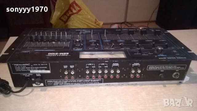 realistic ssm-2100 mixer-внос швеицария, снимка 15 - Ресийвъри, усилватели, смесителни пултове - 22279810