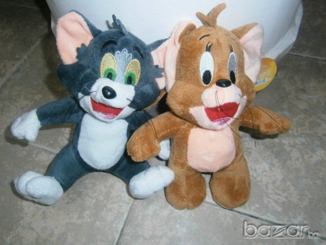 Плюшена играчка Том и Джери, снимка 3 - Плюшени играчки - 6841593