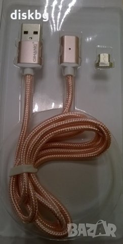 Нов магнитен кабел за Micro USB, снимка 2 - USB кабели - 22096151