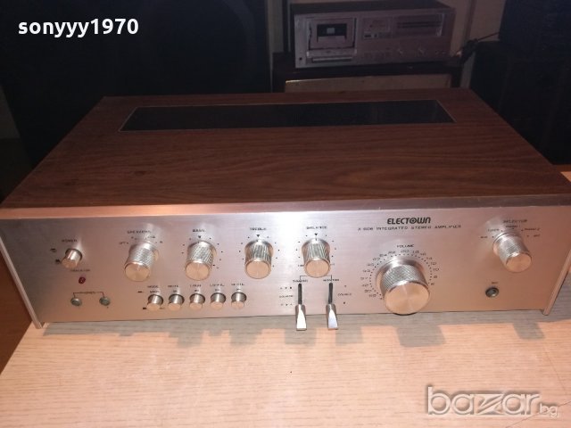 &electown a-606 amplifier-made in korea-внос швеицария, снимка 4 - Ресийвъри, усилватели, смесителни пултове - 20196477