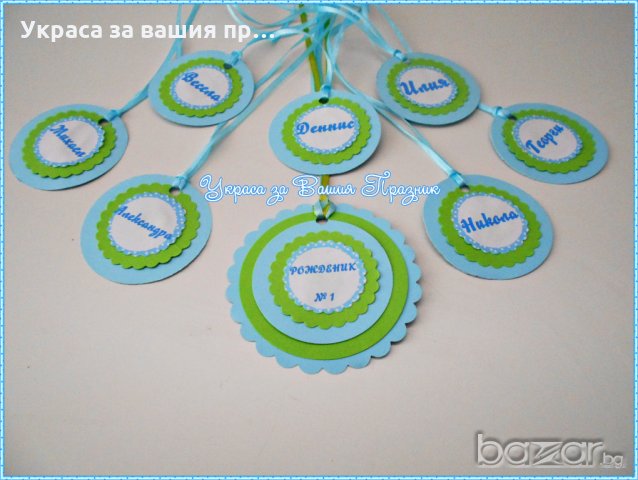 Медальони  подаръчета за децата за детски рожден ден, снимка 2 - Други - 12657491