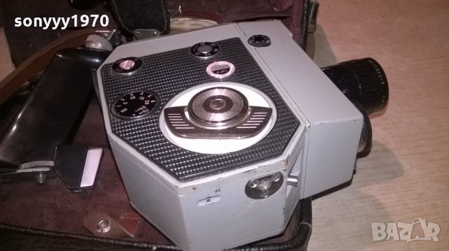 ретро руска камера-с кожен куфар, снимка 3 - Камери - 25332638