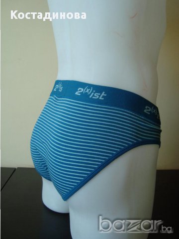 Мъжки памучен слип, цвят нефтено зелен или керемидено, снимка 2 - Бельо - 11270078