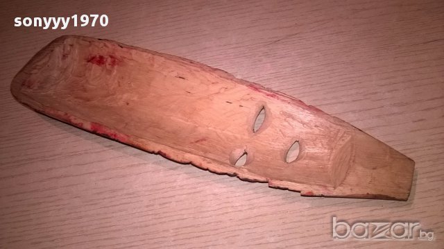 Африканска дървена маска-28х8см-внос швеицария, снимка 12 - Антикварни и старинни предмети - 17393806