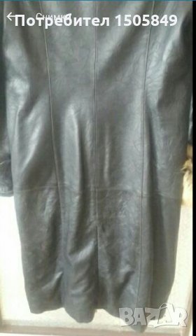 Дамско кожено палто, снимка 3 - Палта, манта - 22647991