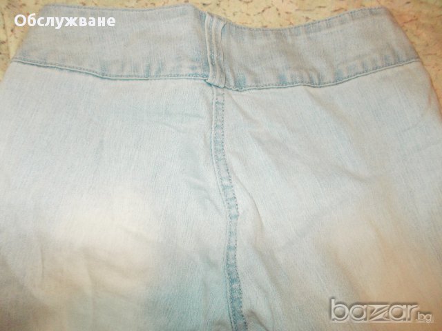 Екстравагантни дънки-бермуди/цели за момиче 💥, снимка 4 - Детски панталони и дънки - 12333876