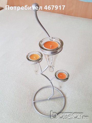 Свещник „ТРОЙКА“ , снимка 2 - Декорация за дома - 21190061