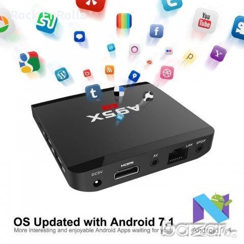 A95X R1 [1GB/8GB Quad Core TV Box Android 7.1 HD 4K], снимка 3 - Плейъри, домашно кино, прожектори - 21434475