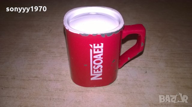 nesscafe-метална запалка за колекция-5х5х4см, снимка 2 - Колекции - 23597602