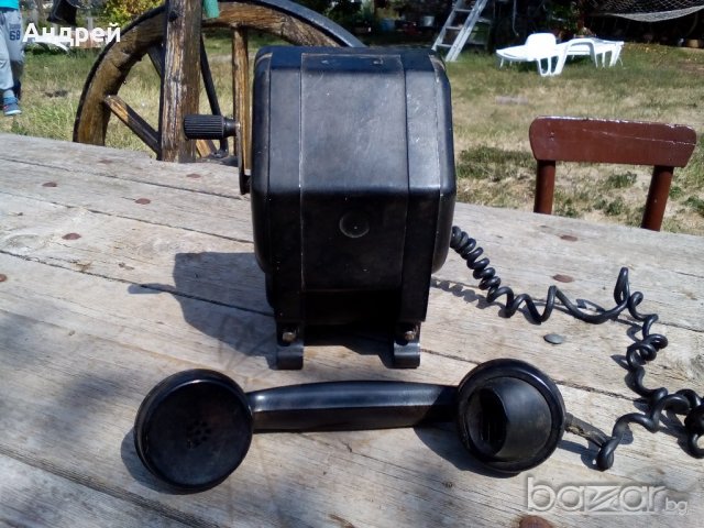 Телефон с вилка Т-ТМ - 60, снимка 5 - Антикварни и старинни предмети - 16643366