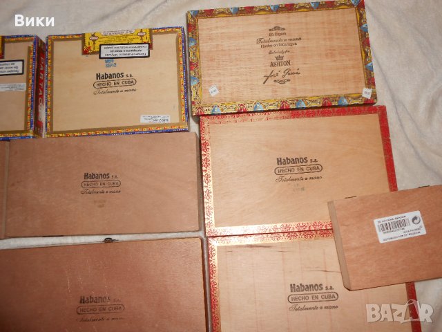 Оригинални дървени  кутии за / от  пури, снимка 8 - Колекции - 22374035