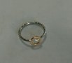 сребърен пръстен със злато, снимка 4