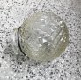 Плафон - кристално стъкло, резба, снимка 3