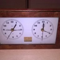herralz-двоен часовник-25х15х5см-внос швеицария, снимка 12 - Антикварни и старинни предмети - 18226640