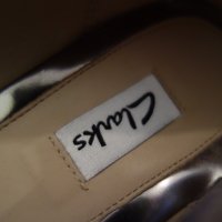 нови велурени обувки Clarks, 39ти номер, снимка 3 - Дамски ежедневни обувки - 18676151