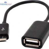 Usb Otg Кабел за флашка,клавиатура или мишка на телефон или таблет, снимка 1 - USB кабели - 9969715