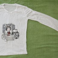 Фина бяла трикотажна блуза за момиче размер 140, нова, снимка 2 - Детски Блузи и туники - 17491710