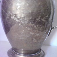 Стар чайник от месинг, снимка 3 - Антикварни и старинни предмети - 24737389