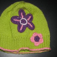 Зимна шапка и шал - ръчна изработка - размер 4-5 год, снимка 4 - Шапки, шалове и ръкавици - 16495768